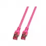 Kabel sieciowy EFB Elektronik RJ45 S/FTP Kat.6 10m magenta