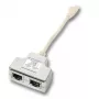 Kabel sieciowy EFB Elektronik K5123.015 RJ-45 0,15 m Srebrny Biały