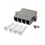 Złącze przewodowe EFB Elektronik LC metaliczne białe, męskie, 34,7×29,2×9,3 mm