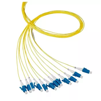 Kabel światłowodowy EFB Elektronik O0480.2 2 m LC Żółty