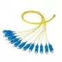 Kabel światłowodowy EFB Elektronik O1023.2 2m 12x SC Żółty
