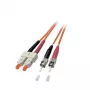 Światłowodowy kabel EFB Elektronik O6363.1 1 m SC ST Pomarańczowy