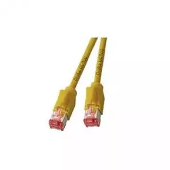 Kabel sieciowy EFB Elektronik RJ45 S/FTP Cat6a 20m Żółty