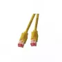 Kabel sieciowy EFB Elektronik RJ45 S/FTP Cat6a 20m Żółty
