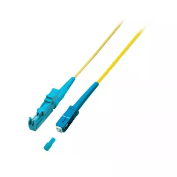 Kabel światłowodowy EFB Elektronik O0839.5 — OS2, 5 m, E-2000 (LSH) do LC, 9 µm, żółty