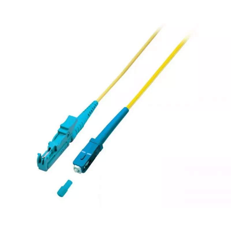 Kabel światłowodowy EFB Elektronik O0839.5 — OS2, 5 m, E-2000 (LSH) do LC, 9 µm, żółty