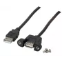 Kabel USB EFB Elektronik K5291SW.3V2 3 m USB A Czarny
