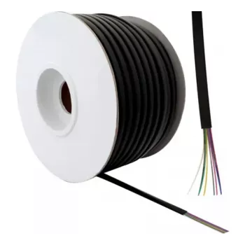 Kabel sieciowy Tecline 08138 100 m Czarny