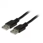Kabel USB 2.0 A–A EFB Elektronik 1,5 m, męsko-męski, 0,48 Gbit/s, czarny, ekranowany magnetycznie