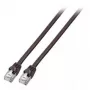 Kabel sieciowy EFB Elektronik S/FTP Cat.6 RJ45 Czarny 10 m