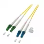 Kabel światłowodowy EFB Elektronik O0384.15 LC OS2 15 m Żółty