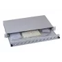 Panel krosowy 1U EFB Elektronik B71006.12OM4 — złącza światłowodowe ST, metal, 483×44,5×244 mm