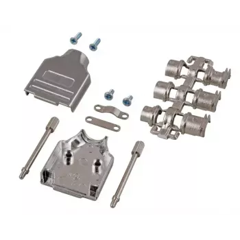 Złącze przewodowe EFB Elektronik D-Sub 15-pin 29471.1, srebrny cynk, 33×47 mm, Ø 1,3 cm