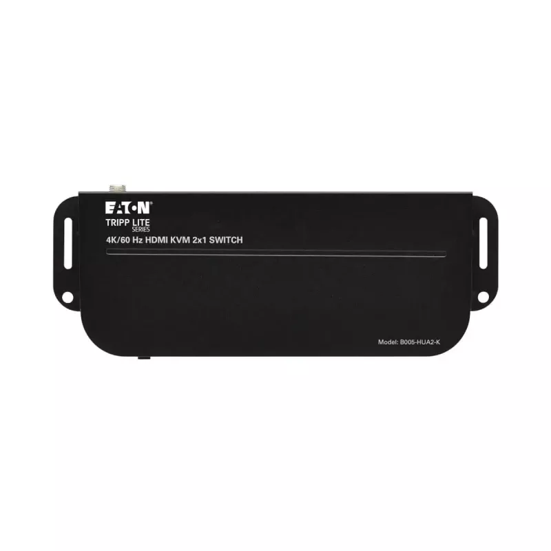 Przełącznik KVM 2-portowy HDMI/USB Tripp Lite B005-HUA2-K — 4K 60 Hz, HDR, HDCP 2.2, IR, udostępnianie USB, kable 1,2 m