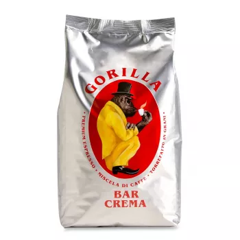 Ziarna kawy Gorilla Espresso Bar Crema 1 kg – mieszanka espresso marki Gorilla