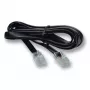 Telephone kabel EFB Elektronik K2406SW.6 6 m Czarny