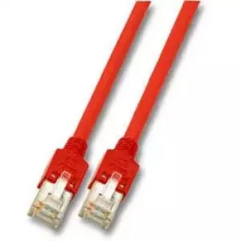 Networking kabel EFB Elektronik RJ45 (X) S/FTP Cat5e czerwony 2 m