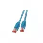Kabel sieciowy EFB Elektronik RJ45 S/FTP Cat6a niebieski 7,5 m