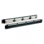 Patch panel EFB Elektronik 37585.1, 24-port RJ-45, 1U rack, 5000 Mbit/s, gold contacts, Czarny