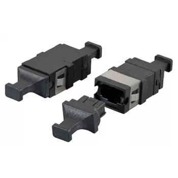 Adapter światłowodowy EFB Elektronik 53458.1 MTP/MPO wielomodowy i jednomodowy, czarny, 12,9×20,5×9,3 mm