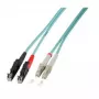 Kabel światłowodowy EFB Elektronik O0341.2 — OM4, 2 m, LC na E‑2000 (LSH), 50 µm, fioletowy