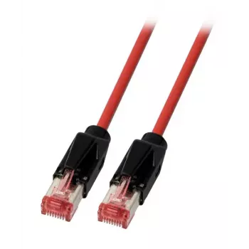 Kabel sieciowy EFB Elektronik K8048PUI2 RJ-45 Cat6a 2 m Czarny Czerwony