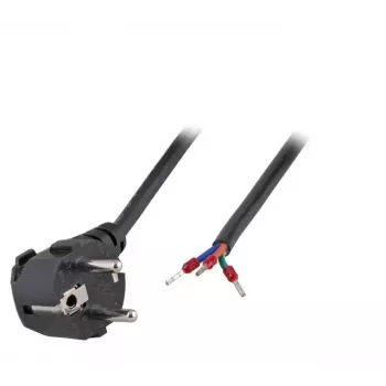 Kabel zasilający EFB Elektronik EK504AE.3 Czarny 3 m CEE7/7