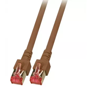 Kabel sieciowy EFB Elektronik K5517.0,5 RJ-45 Cat6 0.5m Brązowy