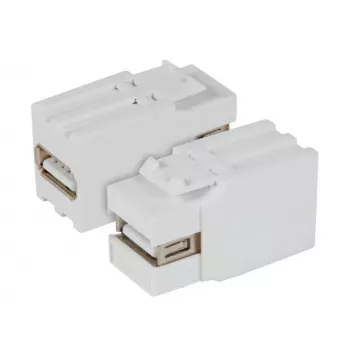 Moduł Keystone EFB Elektronik EB498V2 Płaski Biały