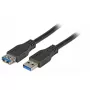 Kabel USB EFB Elektronik K5237.1 USB 3.2 Gen 1 1 m Czarny