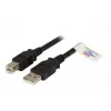 Kabel USB 2.0 EFB Elektronik K5256SW.1,5 — USB A na USB B, 1,5 m, czarny