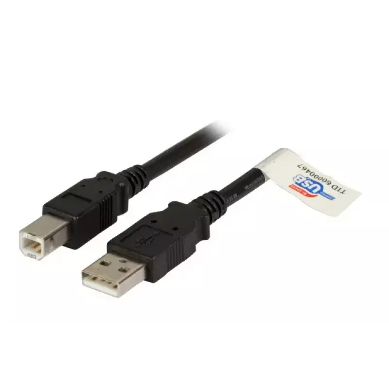 Kabel USB 2.0 EFB Elektronik K5256SW.1,5 — USB A na USB B, 1,5 m, czarny