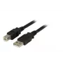 Kabel USB 2.0 EFB Elektronik K5256SW.1,5 — USB A na USB B, 1,5 m, czarny