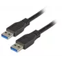 Kabel danych USB 3.2 Gen 1 (3.1 Gen 1) USB A–USB A 5 m — EFB Elektronik K5210SW.5, Czarny