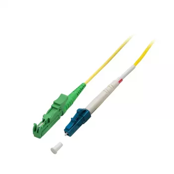 Kabel światłowodowy EFB Elektronik O1420.2, OS2 jednomodowy, 2 m, E-2000 (LSH) na LC, I-V(ZN) H, żółty
