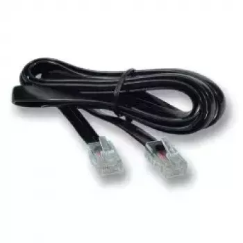 kabel telefoniczny EFB Elektronik K2402SW.1 1 m czarny