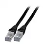 Kabel sieciowy EFB Elektronik K5538SW.3 RJ-45 Cat6a 3 m czarny
