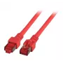 Kabel sieciowy EFB Elektronik K5512.50 RJ-45 Cat6 50 m Czerwony