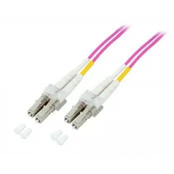 Kabel światłowodowy EFB Elektronik O0319.50 50 m LC Różowy