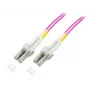 Kabel światłowodowy EFB Elektronik O0319.50 50 m LC Różowy