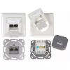 Gniazdo natynkowe 2 x RJ-45 EFB Elektronik ET-25211.2V1
