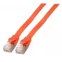 Kabel sieciowy EFB Elektronik K5545RT.1 RJ-45 Cat6a 1 m Czerwony