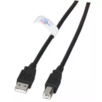 Kabel USB EFB Elektronik K5203.1,8 1.8m USB A USB B Czarny