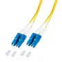 Kabel światłowodowy EFB Elektronik O0350.3-1.2 3 m 2x LC Żółty