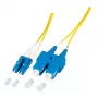 Kabel światłowodowy EFB Elektronik O0360.2-1.2 2 m 2x LC 2x SC Żółty