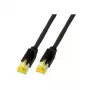 Kabel sieciowy EFB Elektronik K3130.2 RJ-45 Cat6a 2 m Czarny