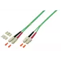 Kabel światłowodowy EFB Elektronik O0318.3OM5 3 m 2x SC zielony