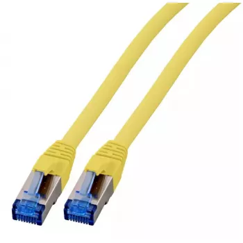 Kabel sieciowy EFB Elektronik K5525FGE.1,5 RJ-45 Cat6a 1.5 m żółty