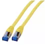 Kabel sieciowy EFB Elektronik K5525FGE.1,5 RJ-45 Cat6a 1.5 m żółty