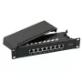 Patch panel EFB Elektronik 37737SW.8 RJ-45 10000 Mbit/s Czarny 1U